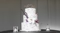 Decorative wedding cake