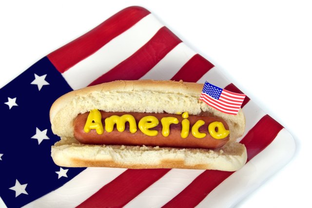 America hot dog